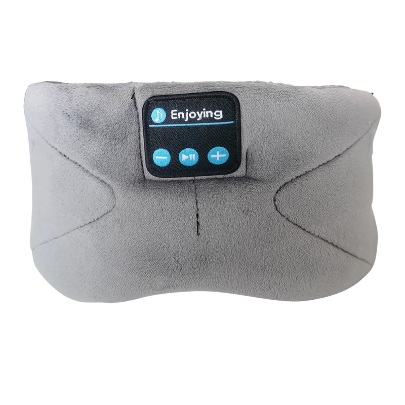 Headband Bluetooth Sleep Eye Mask Sleeping Headphones Grey